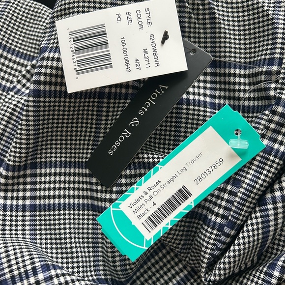 Violets and Roses Pull on Trousers - Picture 7 of 7